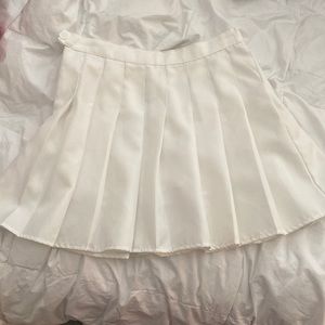 white skirt